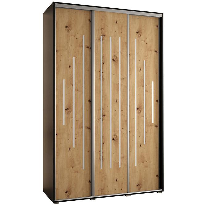 Schrank 45 Canaris 12 160 schwarz/artisan/silver