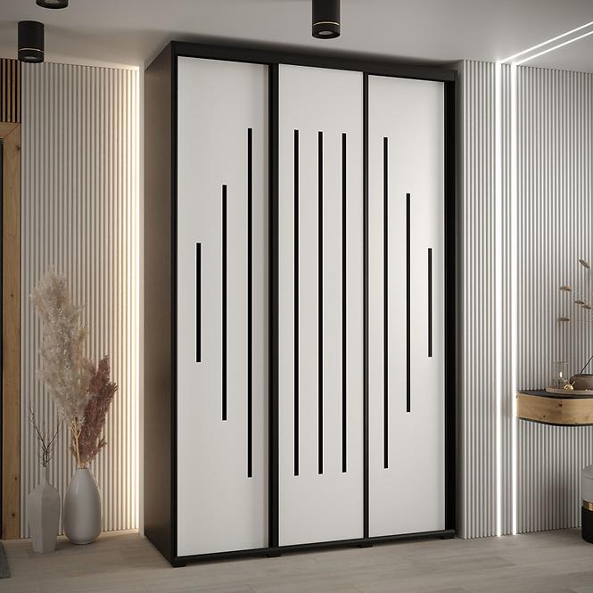 Schrank 45 Canaris 12 160 schwarz/weiß/schwarz