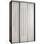 Schrank 45 Canaris 12 160 schwarz/weiß/silver