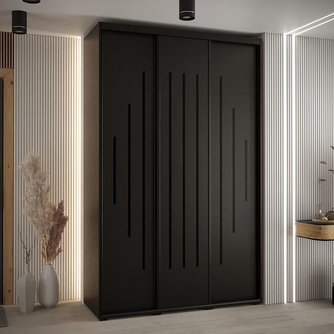 Schrank 45 Canaris 12 160 schwarz/schwarz