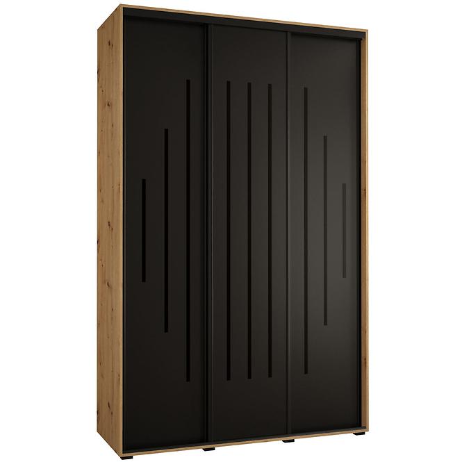 Schrank 45 Canaris 12 170 artisan/schwarz/schwarz