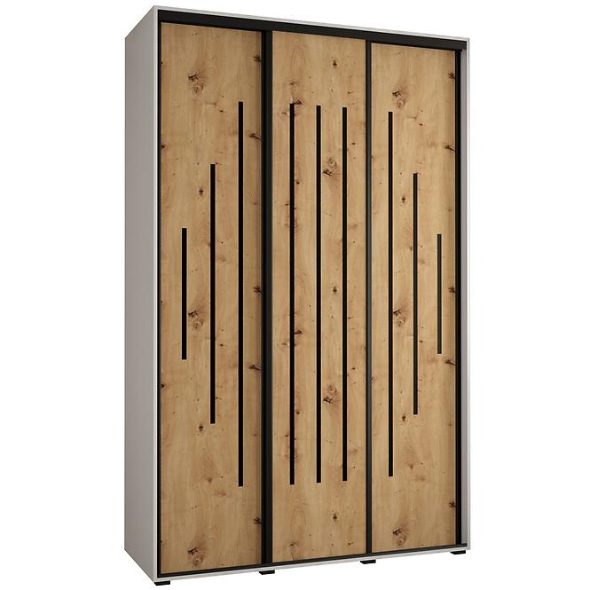 Schrank 45 Canaris 12 170 weiß/artisan/schwarz