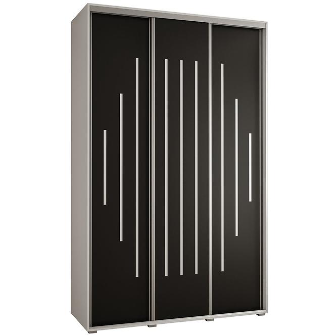 Schrank 45 Canaris 12 170 weiß/schwarz/silver