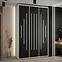Schrank 45 Canaris 12 170 weiß/schwarz/silver,5