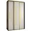 Schrank 45 Canaris 12 170 schwarz/weiß/gold