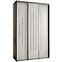 Schrank 45 Canaris 12 170 schwarz/weiß/silver
