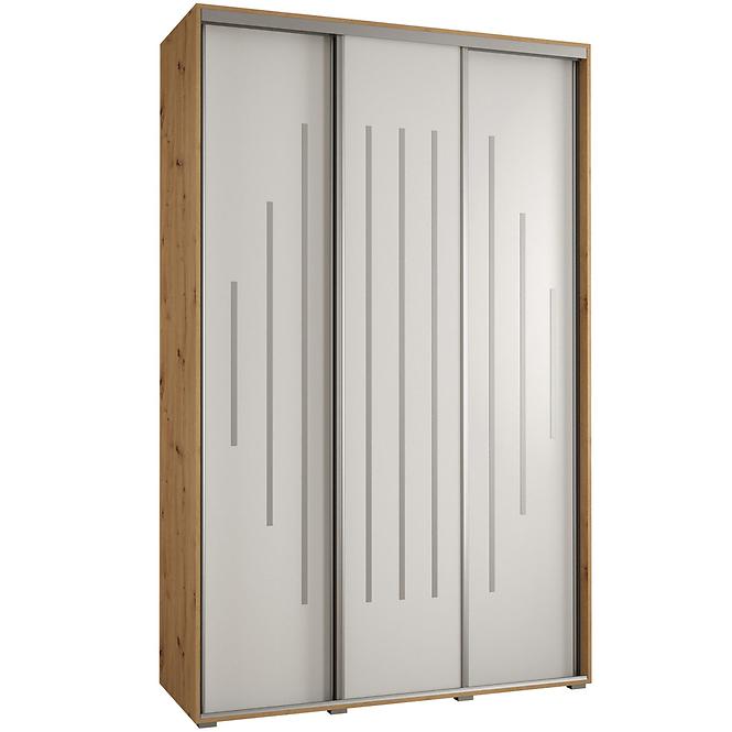 Schrank 45 Canaris 12 180 artisan/weiß/silver