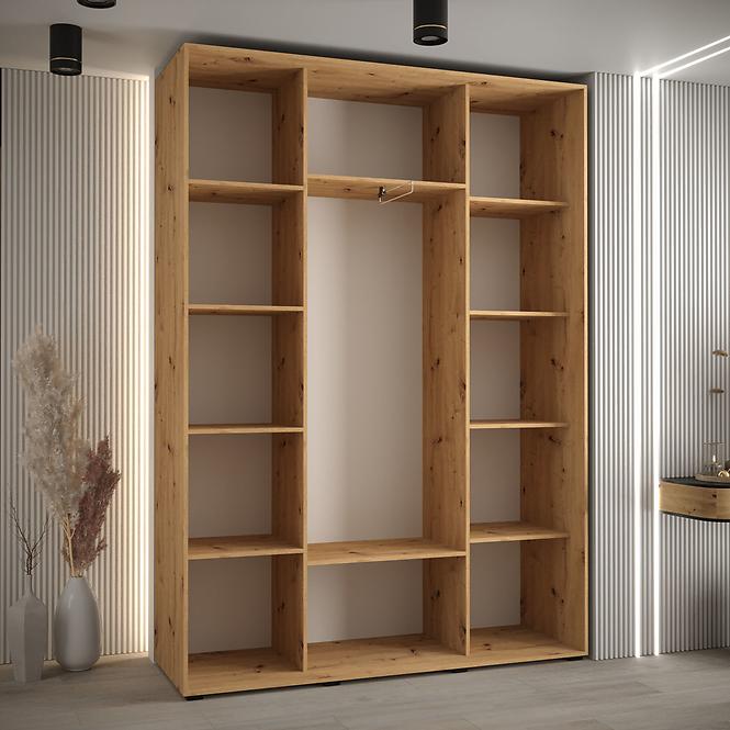 Schrank 45 Canaris 12 180 artisan/schwarz/schwarz