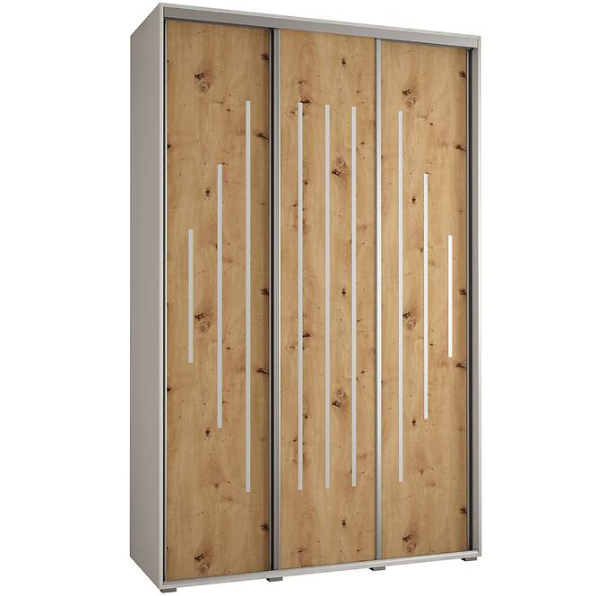 Schrank 45 Canaris 12 180 weiß/artisan/silver