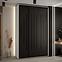 Schrank 45 Canaris 12 180 weiß/schwarz/schwarz,5