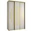 Schrank 45 Canaris 12 180 weiß/gold
