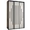 Schrank 45 Canaris 12 180 schwarz/weiß/schwarz