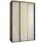 Schrank 45 Canaris 12 180 schwarz/weiß/gold