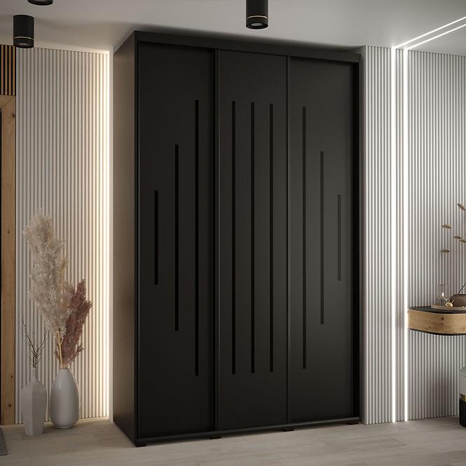 Schrank 45 Canaris 12 180 schwarz/schwarz