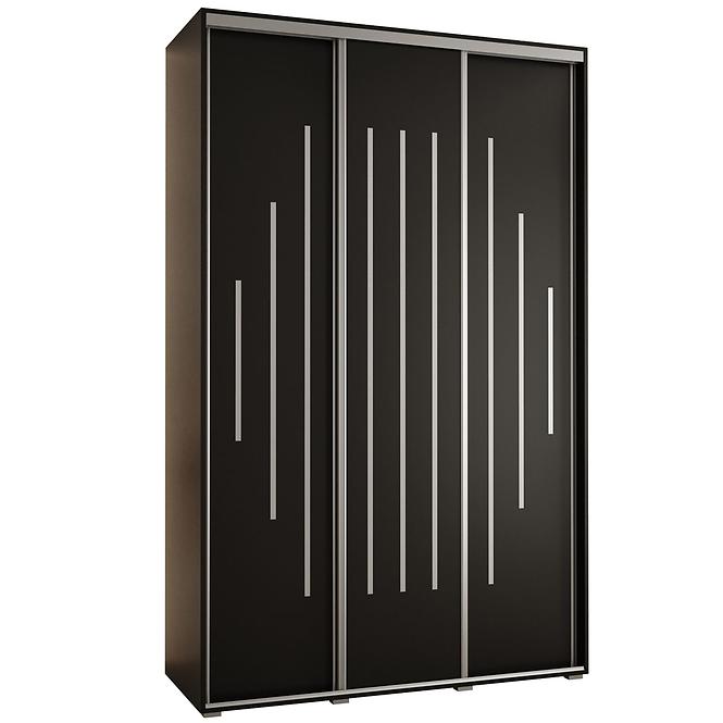 Schrank 45 Canaris 12 180 schwarz/silver
