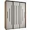 Schrank 45 Canaris 12 190 artisan/weiß/schwarz