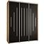 Schrank 45 Canaris 12 190 artisan/schwarz/silver