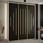 Schrank 45 Canaris 12 190 weiß/schwarz/gold,5