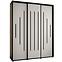 Schrank 45 Canaris 12 190 schwarz/weiß/schwarz