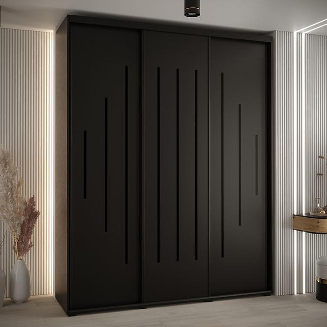 Schrank 45 Canaris 12 190 schwarz/schwarz