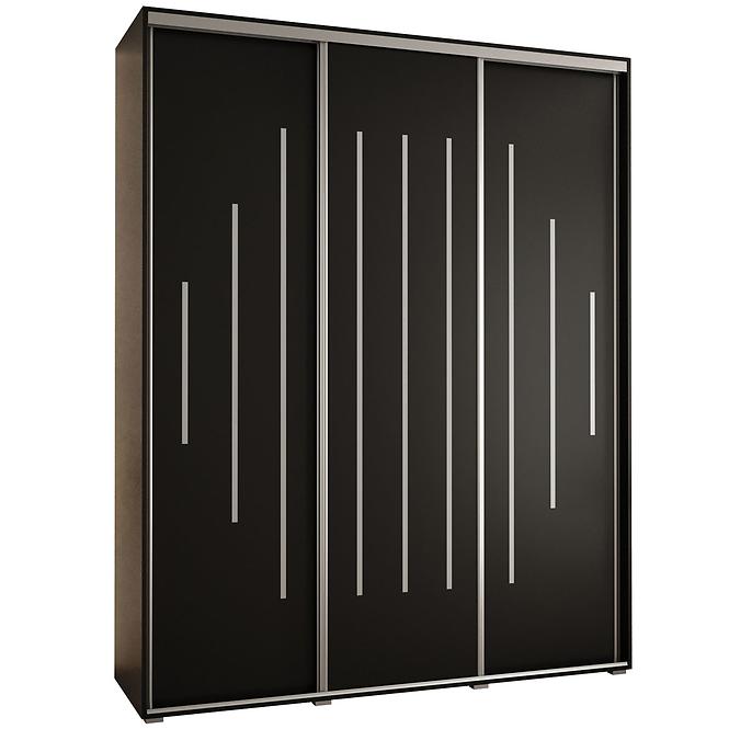 Schrank 45 Canaris 12 190 schwarz/silver