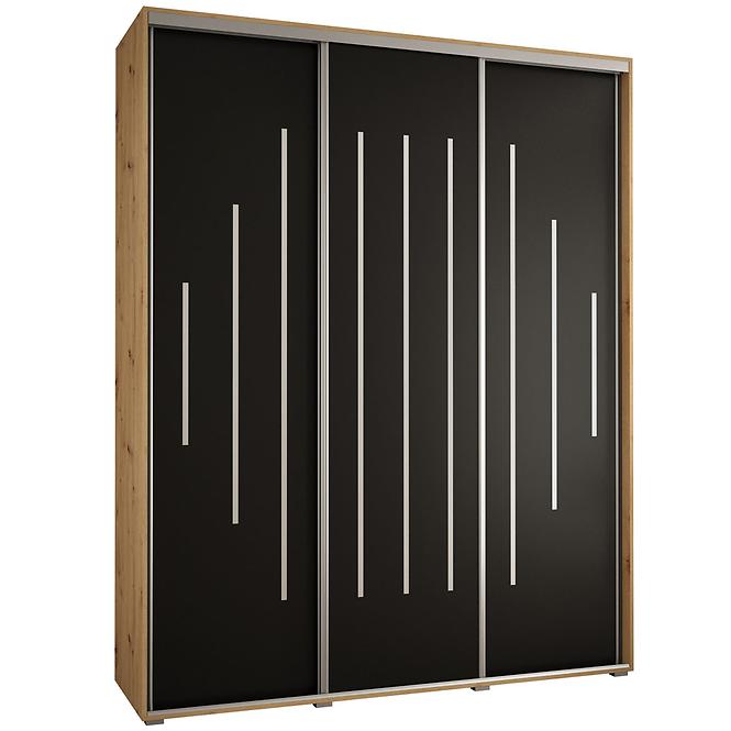 Schrank 45 Canaris 12 200 artisan/schwarz/silver