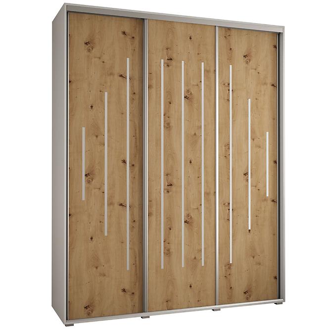 Schrank 45 Canaris 12 200 weiß/artisan/silver