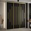 Schrank 45 Canaris 12 200 weiß/schwarz/gold,5