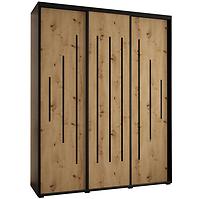 Schrank 45 Canaris 12 200 schwarz/artisan/schwarz