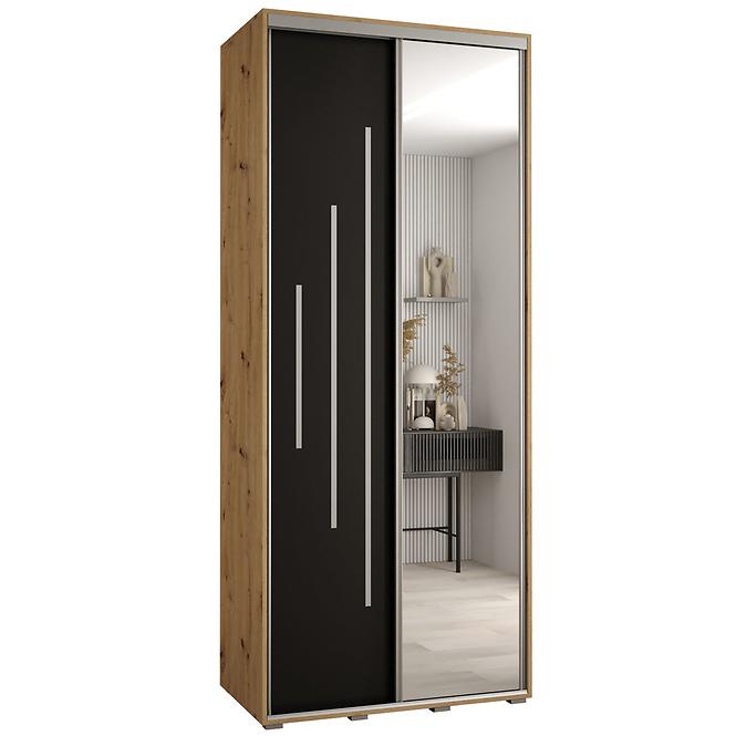 Schrank 45 Canaris 13 100 artisan/schwarz/silver