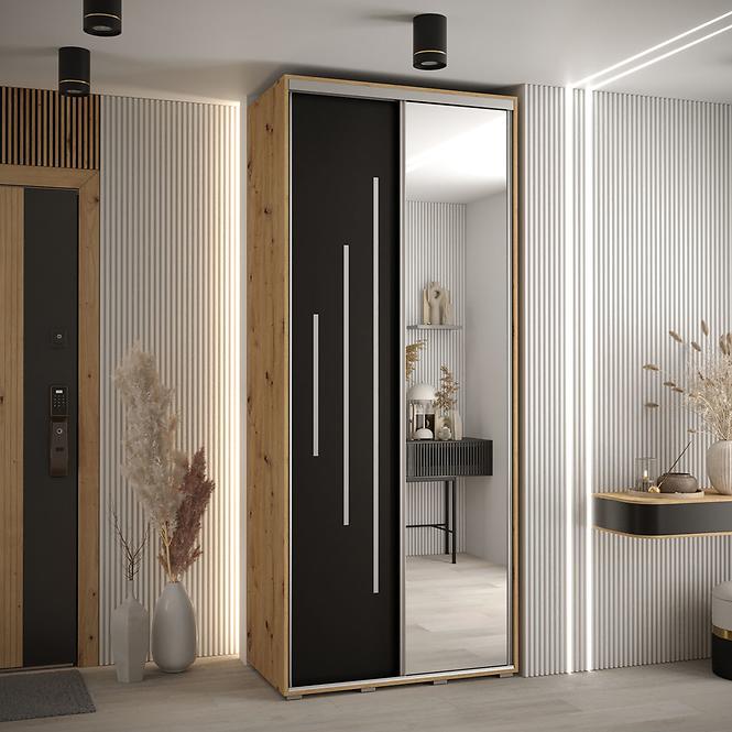 Schrank 45 Canaris 13 100 artisan/schwarz/silver