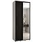 Schrank 45 Canaris 13 100 weiß/schwarz/schwarz