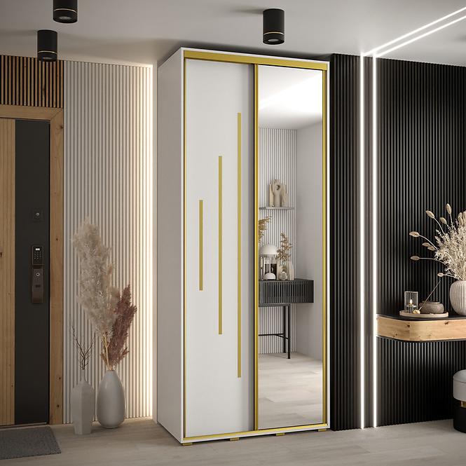 Schrank 45 Canaris 13 100 weiß/gold