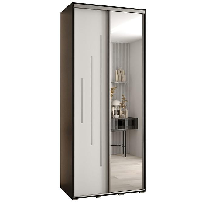 Schrank 45 Canaris 13 100 schwarz/weiß/silver
