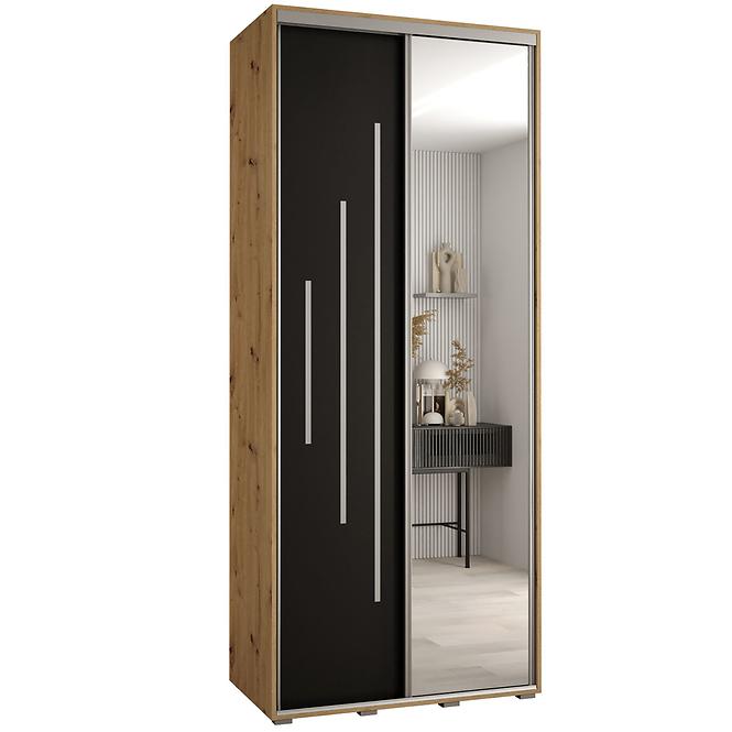Schrank 45 Canaris 13 110 artisan/schwarz/silver