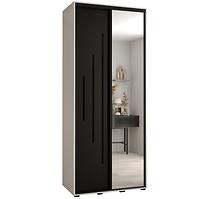 Schrank 45 Canaris 13 110 weiß/schwarz/schwarz