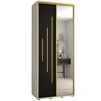 Schrank 45 Canaris 13 110 weiß/schwarz/gold