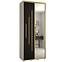 Schrank 45 Canaris 13 110 weiß/schwarz/gold