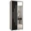Schrank 45 Canaris 13 110 weiß/schwarz/silver