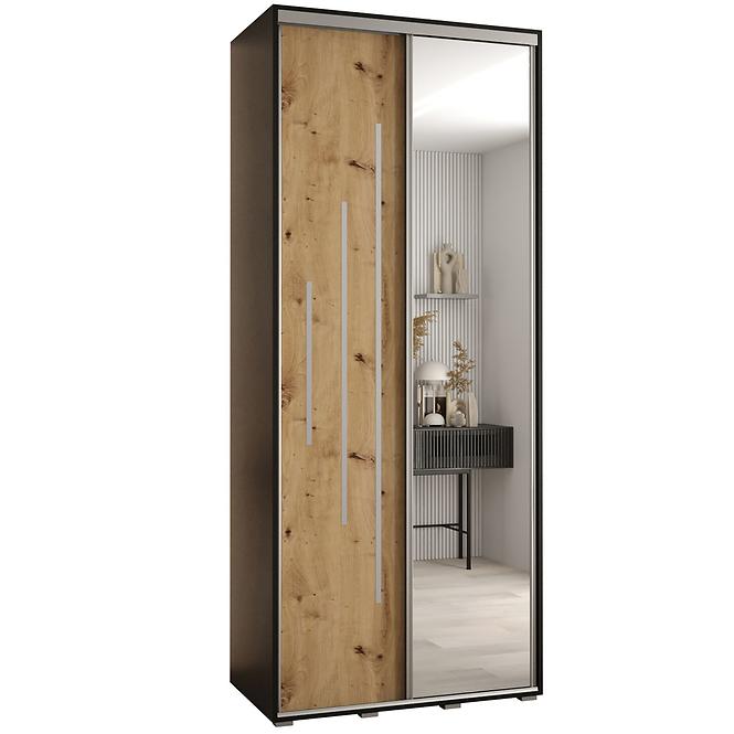 Schrank 45 Canaris 13 110 schwarz/artisan/silver