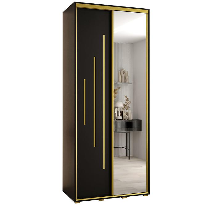 Schrank 45 Canaris 13 110 schwarz/gold