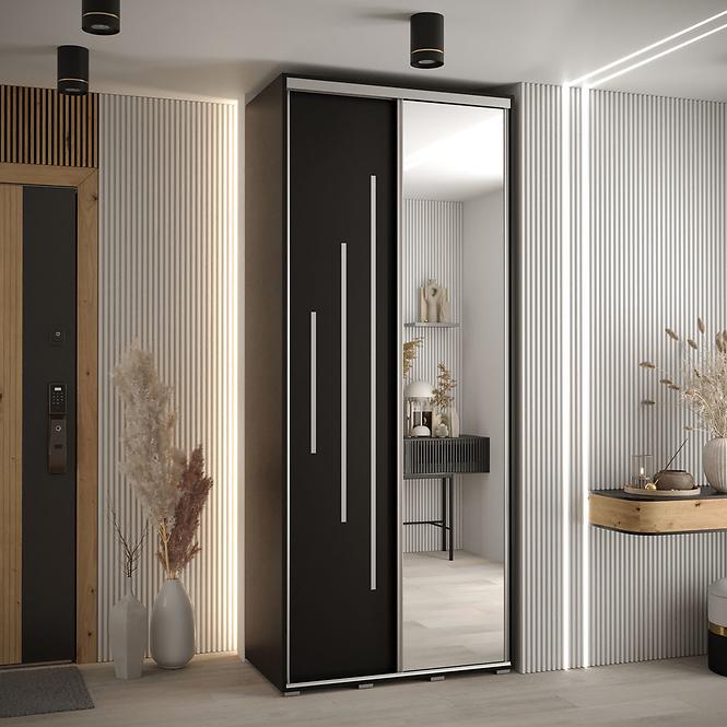 Schrank 45 Canaris 13 110 schwarz/silver