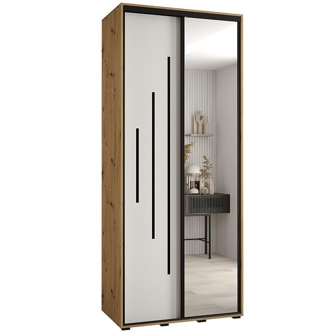 Schrank 45 Canaris 13 120 artisan/weiß/schwarz