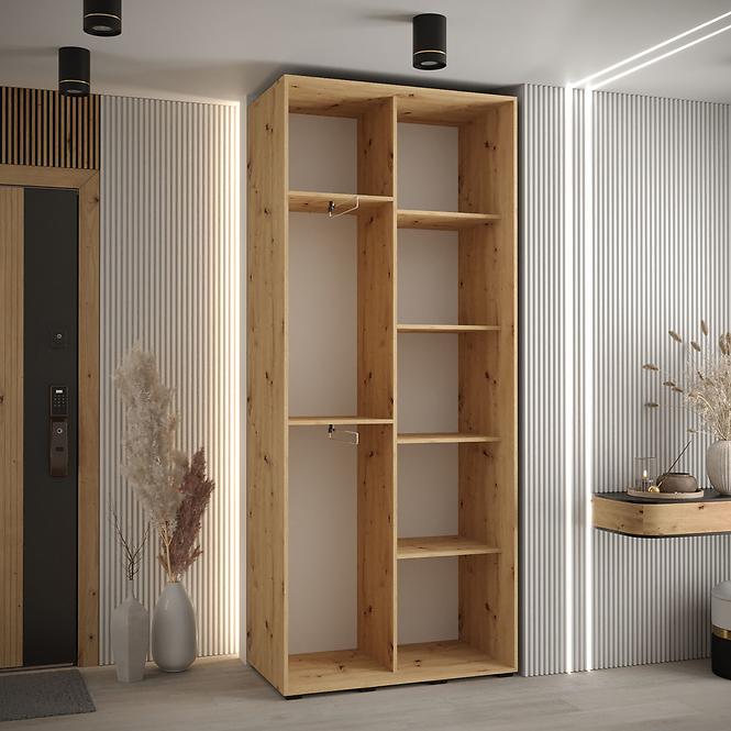 Schrank 45 Canaris 13 120 artisan/weiß/schwarz