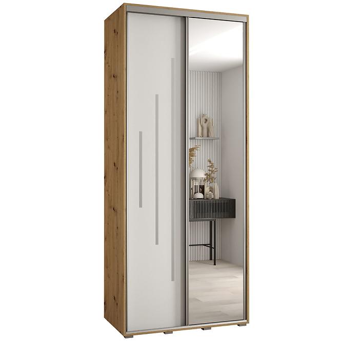 Schrank 45 Canaris 13 120 artisan/weiß/silver