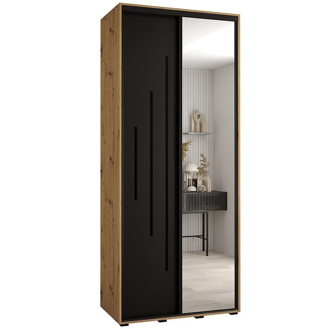 Schrank 45 Canaris 13 120 artisan/schwarz/schwarz
