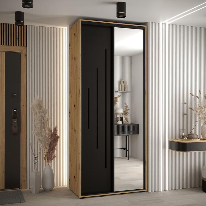 Schrank 45 Canaris 13 120 artisan/schwarz/schwarz
