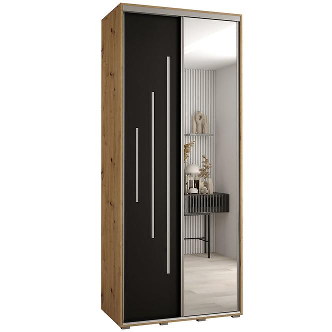 Schrank 45 Canaris 13 120 artisan/schwarz/silver