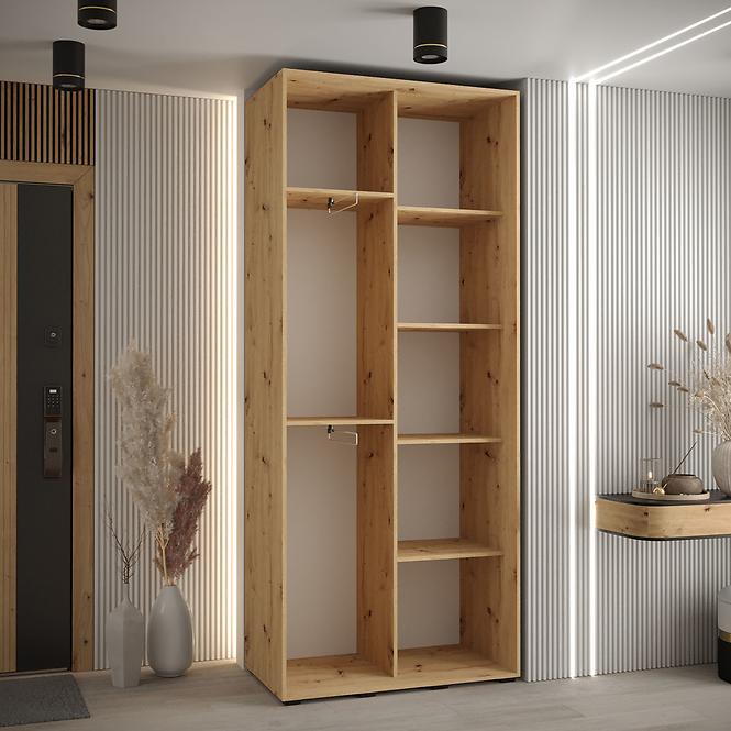 Schrank 45 Canaris 13 120 artisan/schwarz/silver