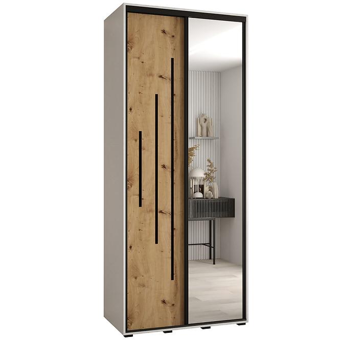 Schrank 45 Canaris 13 120 weiß/artisan/schwarz